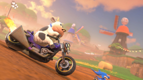 Screenshot på Mario Kart World (Bergsala UK4)