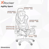 Screenshot på X Rocker Agility Sport Esport Gaming Chair Orange