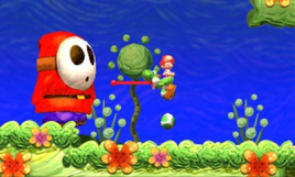 Screenshot på Yoshis New Island (Japansk version & Endast Kassett)