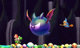 Screenshot på Yoshis New Island (Japansk version & Endast Kassett)