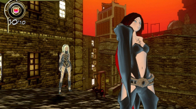 Screenshot på Gravity Rush (Amerikansk/Kanadensisk Utgåva)