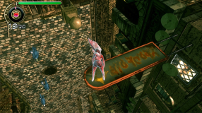 Screenshot på Gravity Rush (Amerikansk/Kanadensisk Utgåva)