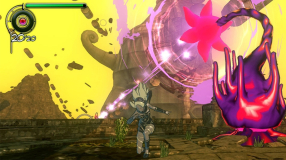 Screenshot på Gravity Rush (Amerikansk/Kanadensisk Utgåva)