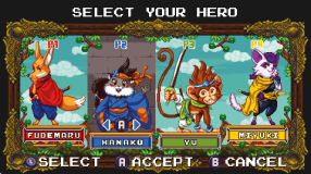 Screenshot på Kemono Heroes