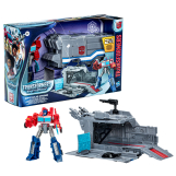 Screenshot på Transformers EarthSpark Optimus Prime Battle Base Trailer