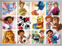 Screenshot på Ravensburger Disney Sketch Characters Puzzle XXL (100 bitar)