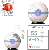 Screenshot på Ravensburger Pokemon Pokeball Puzzle-Ball Heal Ball (55 Bitar)