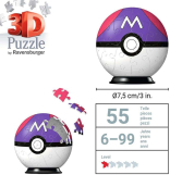Screenshot på Ravensburger Pokemon Pokeball Puzzle-Ball Master Ball (55 Bitar)