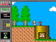 Screenshot på Wonder Boy In Monster Land