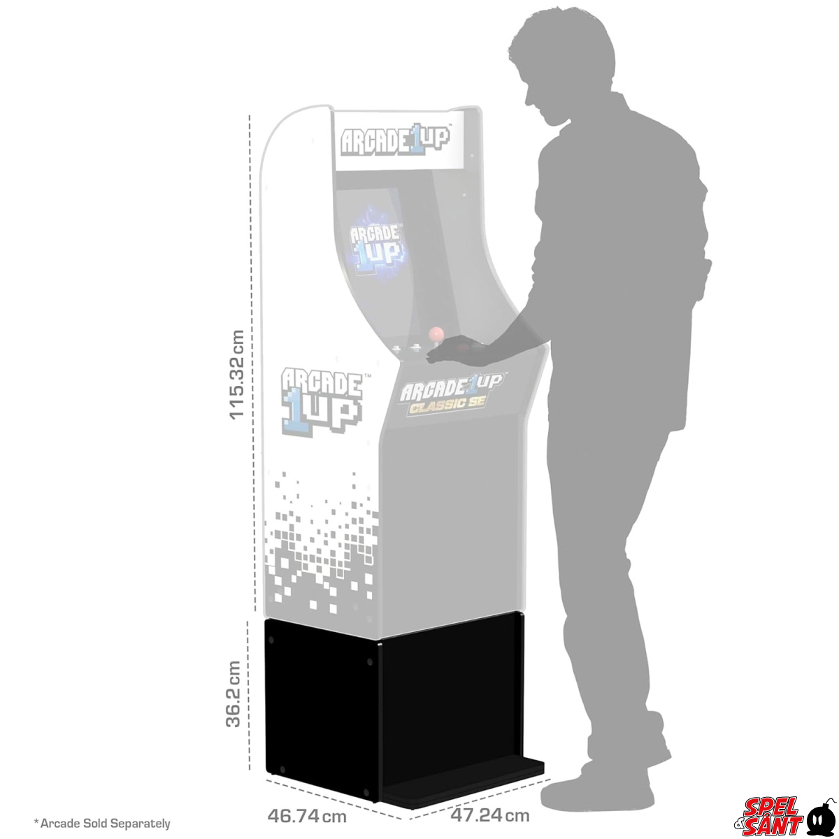 Arcade1Up Classic Arcade Riser Slim Edition - Spel & Sånt: The video ...