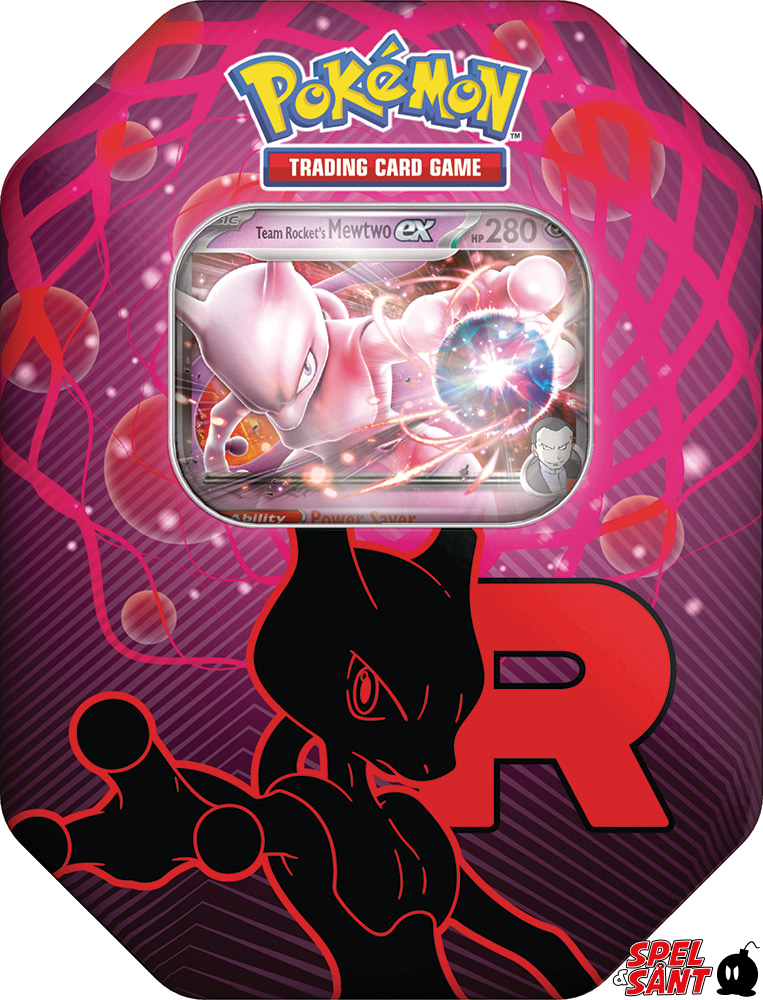 Tcg Rockets Store Pokemon TCG Tin - Team Rockets Mewtwo ex - Spel & Sånt: The video game ...