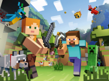 Screenshot på Ravensburger Minecraft Steve and Alex Pussel XXL (100 bitar)