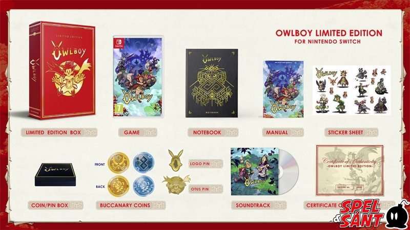 Nintendo Switch Owlboy Owlboy Limited Edition Spel Sånt: The Video