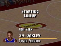 Screenshot på NBA Live 95 (Amerikansk Version)