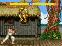 Screenshot på Street Fighter II (2)  (Amerikansk Version)