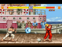 Screenshot på Street Fighter II (2)  (Amerikansk Version)