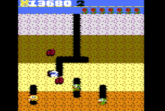 Screenshot på Atari 7800 Dig Dug