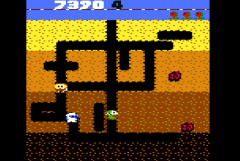 Screenshot på Atari 7800 Dig Dug