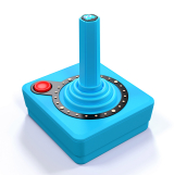 Screenshot på Atari CX40+ Wireless Joystick Inky Edition