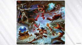 Screenshot på Magic Final Fantasy Scene Box Garland at the Chaos Shrine from FF1