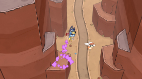 Screenshot på Blueys Quest for the Gold Pen