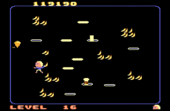 Screenshot på Atari 7800 Food Fight (Skadad Kartong)