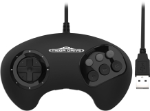 Screenshot på Retro-Bit Sega Mega Drive BIG6 Wired USB Arcade Pad Svart