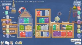 Screenshot på Tiny Bookshop