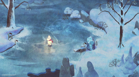 Screenshot på Moomintroll Winters Warmth