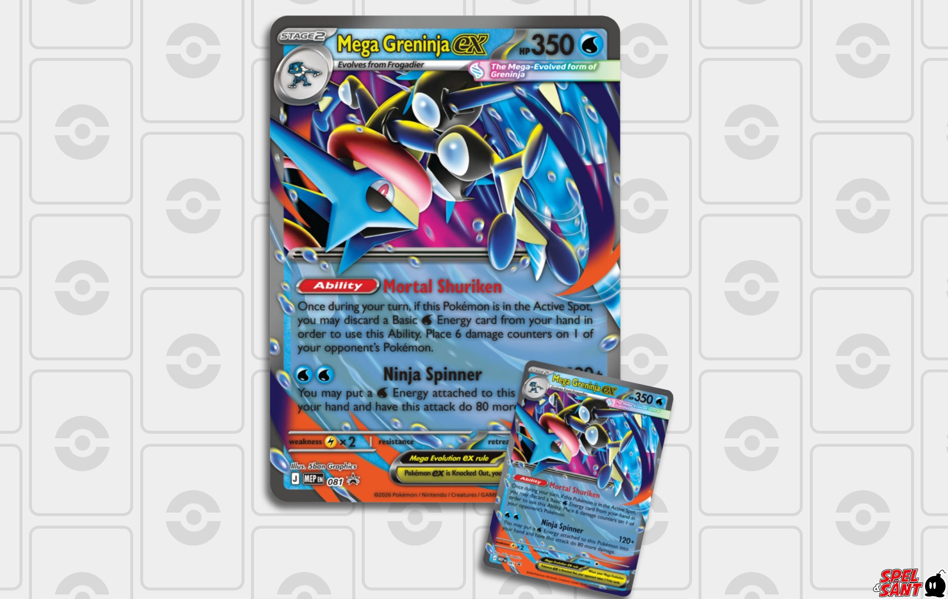 Pokemon TCG - Mega Greninja ex Premium Collection Box - Spel