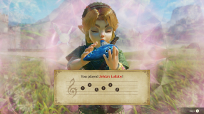Screenshot på The Legend of Zelda Ocarina of Time - Textured Foil Cover Art (Bergsala UK4)