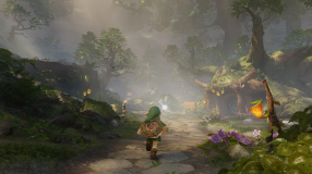 Screenshot på The Legend of Zelda Ocarina of Time - Textured Foil Cover Art (Bergsala UK4)