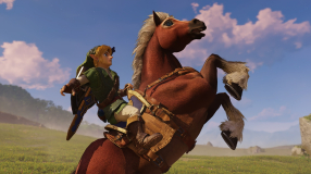 Screenshot på The Legend of Zelda Ocarina of Time - Textured Foil Cover Art (Bergsala UK4)