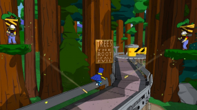 Screenshot på The Simpsons Game