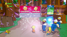 Screenshot på The Simpsons Game