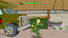 Screenshot på The Simpsons Game